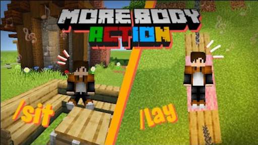 More Body Actions Mod MCPE screenshot 3