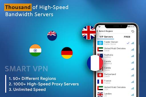 Smart VPN - Fast & Secure VPN Proxy screenshot 1