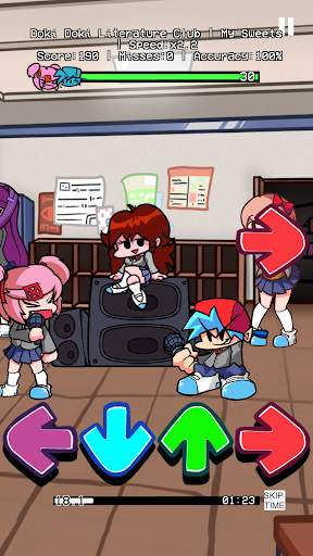 Doki Doki FNF music mod screenshot 4
