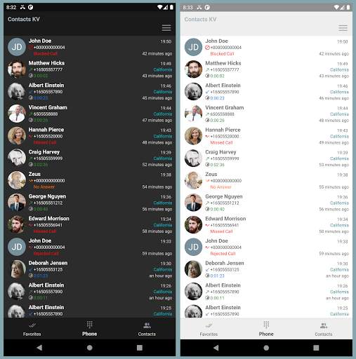 Contacts KV - Phone & Contacts screenshot 3