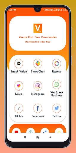 Vmate video Downloader 2020 -Fast HD download screenshot 1