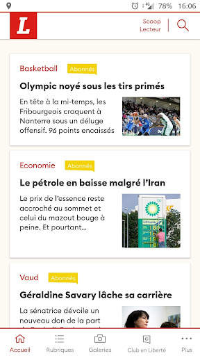 La Liberté mobile screenshot 1