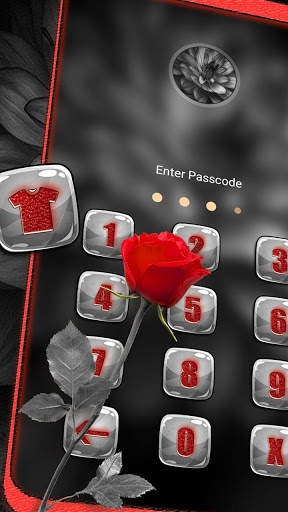 Monochrome Flower Launcher Theme screenshot 5