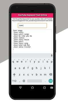 Keyword Suggestion Tool For YouTube screenshot 1