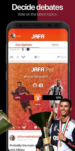 JAFA: Football Fan Opinion & Personalised News App screenshot 8