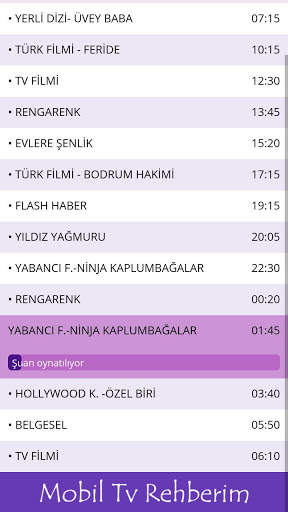 Mobil Tv Rehberim screenshot 2