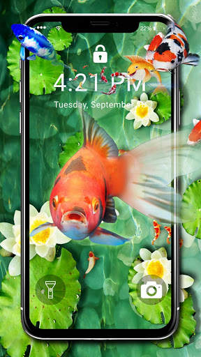 Koi Fish APUS Live Wallpaper screenshot 2