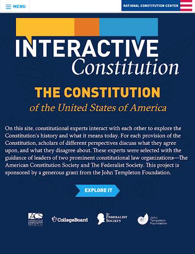 Interactive Constitution screenshot 4