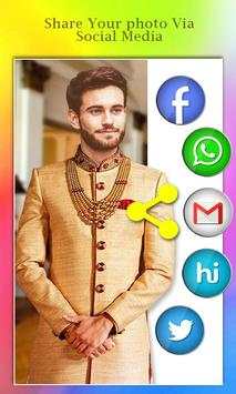 Men Sherwani Photo Suit Editor - Photo Editor 3 تصوير الشاشة
