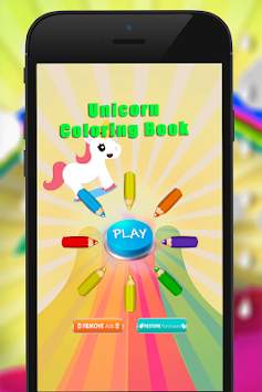 Unicorn Horse Coloring Book screenshot 1