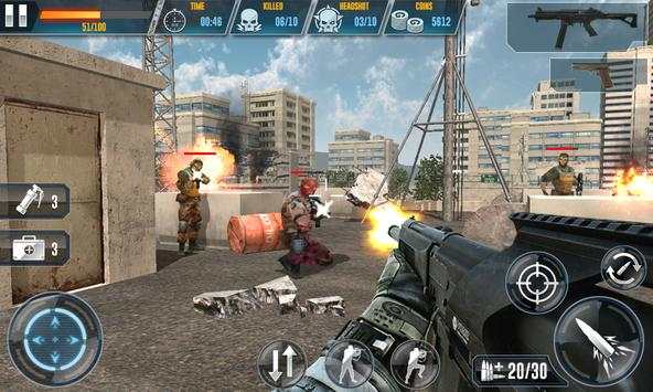 Gun Shooting Blood War 3D screenshot 1