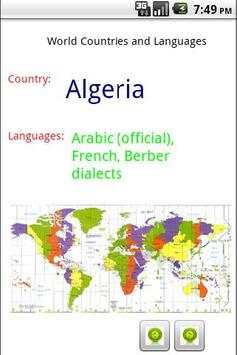 World Countries and Languages скриншот 1