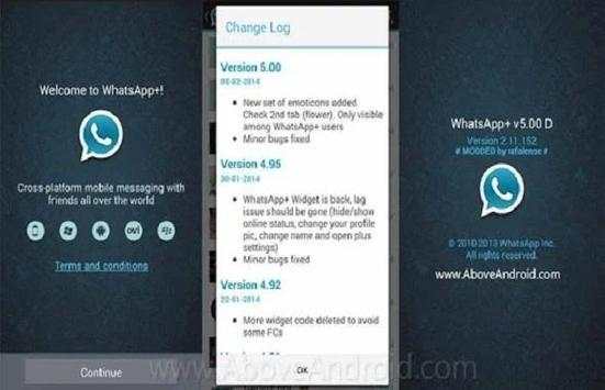 Guide whatsapp plus screenshot 1