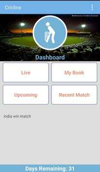 Cric line screenshot 2