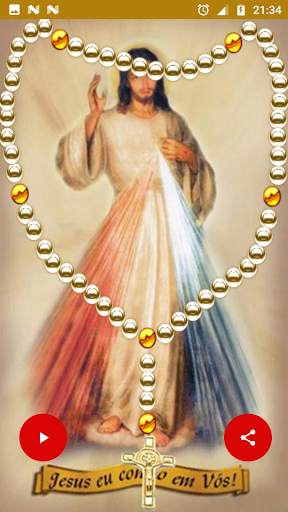 Holy Rosary Mercy in French with audio offline screenshot 2