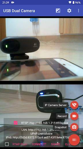 USB Dual Camera - Connect 2 USB WebCams скриншот 3