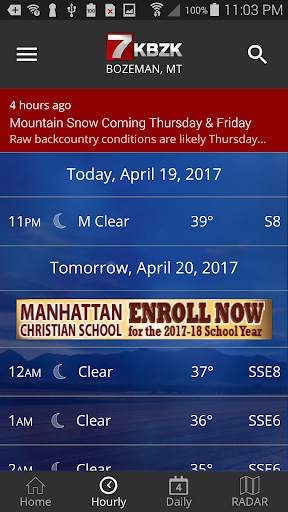 KBZK STORMTracker Weather App screenshot 2