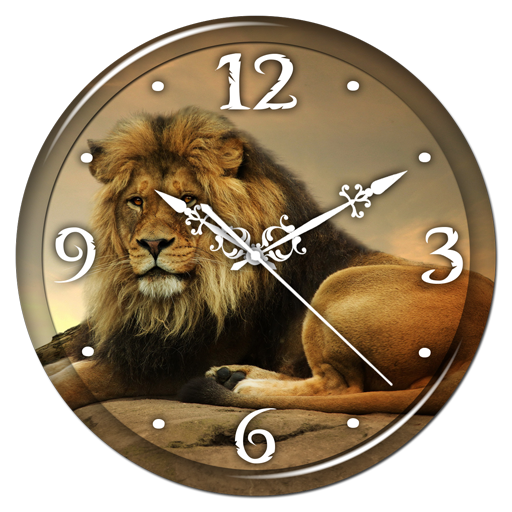 Lions Clock Live Wallpaper icon