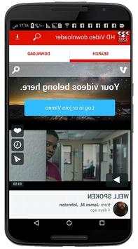 HD Video Downloader For All screenshot 1