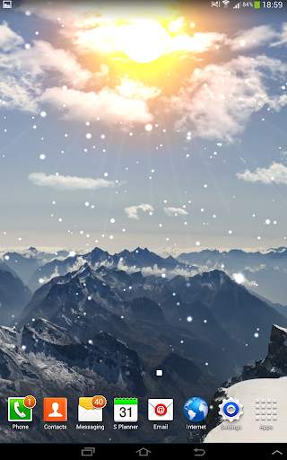 Winter Mountain Live Wallpaper screenshot 16
