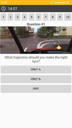 Traffic rules of Azerbaijan (exam emulator) screenshot 2