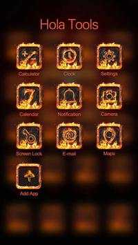 The Flame Skull-Launcher Theme screenshot 3