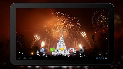 Magic Castle Fireworks Live Wallpapers screenshot 5