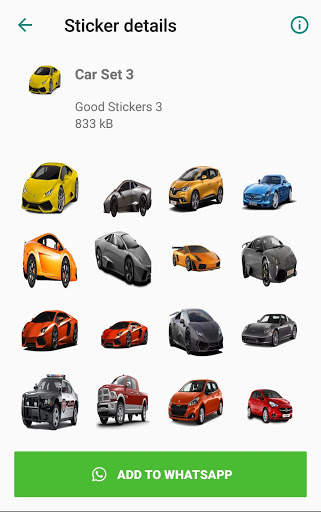 Car Stickers for Whatsapp – WAStickerApps screenshot 3