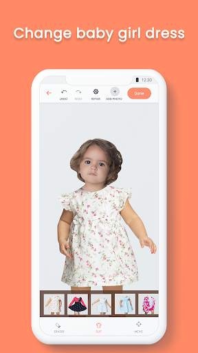 Baby Girl Photo Suit Studio screenshot 4