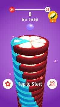 Stack Ball - Fruit Crush screenshot 1