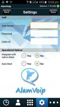 AlamVoip screenshot 2