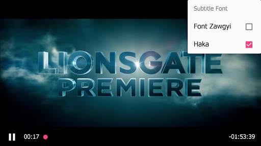 Myanmar Subtitle Player screenshot 3
