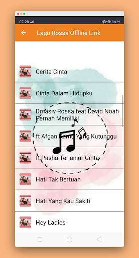 Lagu Rossa Offline & Lirik screenshot 3