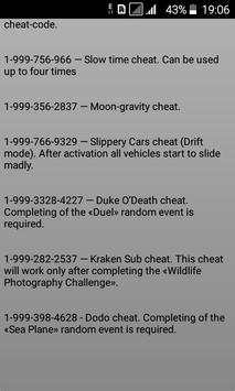 Сheats for GTA V screenshot 2