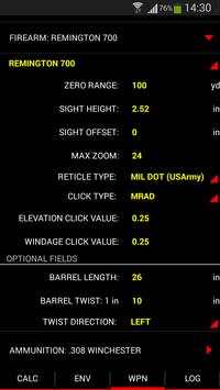 Sniper Calculator Free screenshot 7