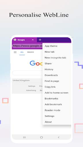 Web Line - Browser screenshot 3