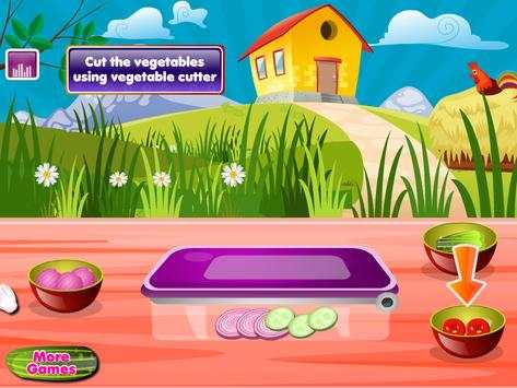 Chicken salad cooking games screenshot 6