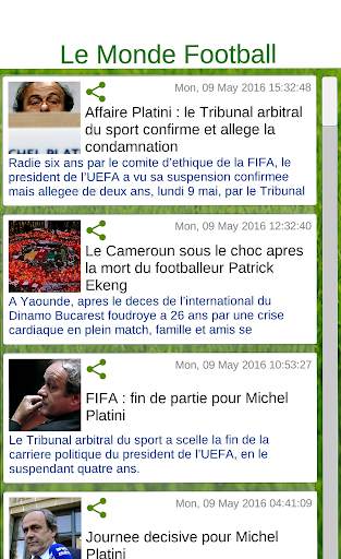 Foot News screenshot 6