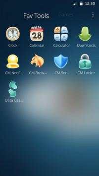 Sweet Night CM Launcher Theme screenshot 4