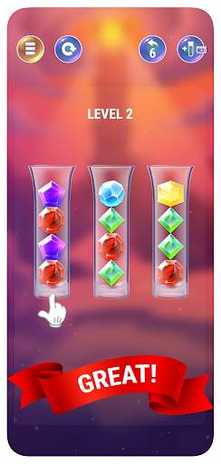 Puzzle Sortir Bola Warna screenshot 3