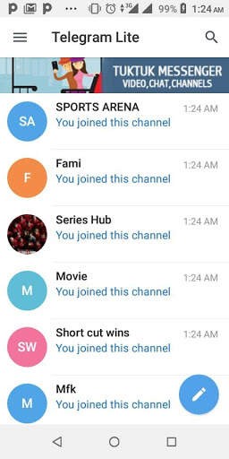 Telegram Lite screenshot 5