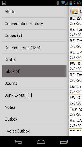 Webmail for Outlook screenshot 2