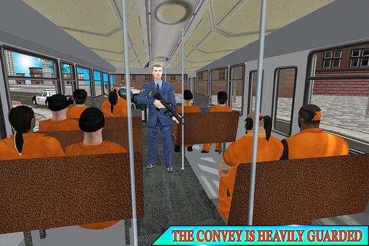 US Jail Police Bus Transport Driving screenshot 13