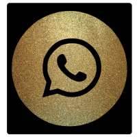 Golden Led SMS FMWhatsapp gold Messages icon