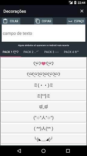 Letras diferentes, símbolos, emojis, decorações screenshot 6