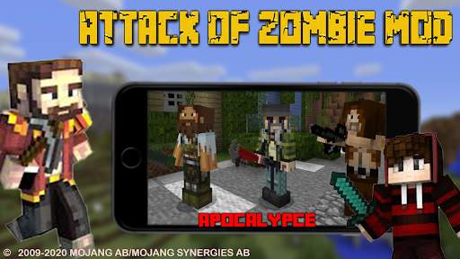 Zombie Apocalypse Mod   Zombies Attack Map screenshot 2
