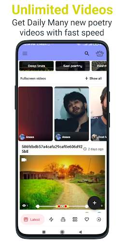 Poetry Video Status | Watch Videos & Earn Reward screenshot 2