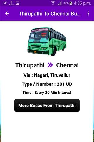 Tirupati Bus Info screenshot 2