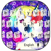 Glitter Unicorn Keyboard Theme icon