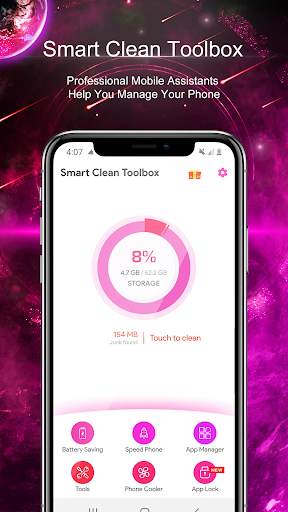 Smart Clean Toolbox-Clean Junk ,Lock Apps screenshot 1